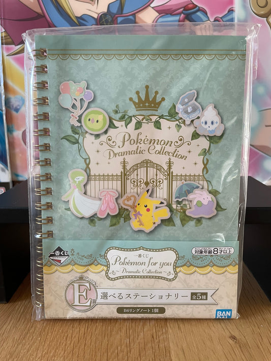 Pokémon – Carnet Ring Notebook Pikachu Sirnight Gringolem Ichiban Kuji Dramatic Collection 13,5 x 18 cm