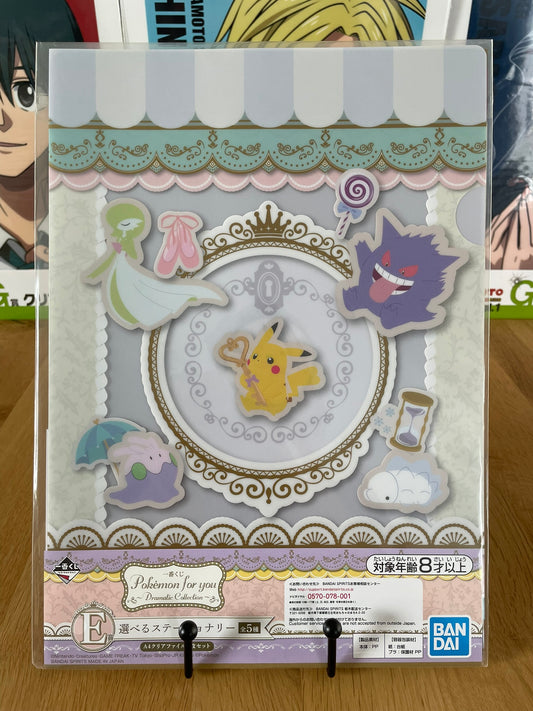 clear file Pikachu, Gardevoir, Gengar, Numera, Yukihami | Pokémon | Ichiban Kuji
