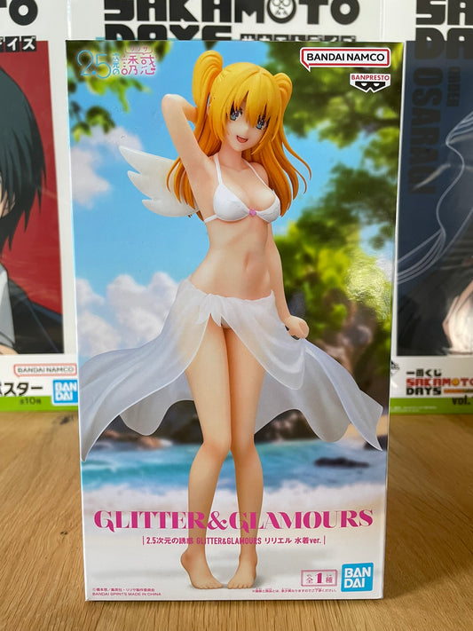 Figurine Amano Ririsa – Glitter & Glamours Mizugi ver. – 22cm | 2.5-jigen no Yuuwaku | Banpresto