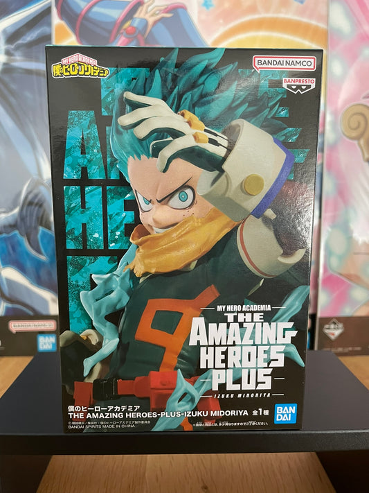 Figurine Midoriya Izuku — My Hero Academia, The Amazing Heroes Plus (17 cm) – Banpresto