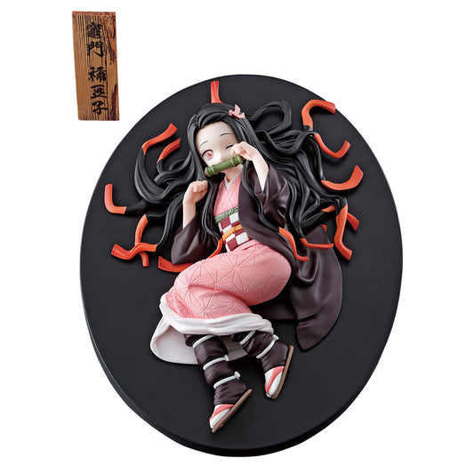 Figurine Demon Slayer Kamado Nezuko Ichiban Kuji Reimeini Yaiba wo Mote Lot D 12 cm édition limitée par Ichiban Kuji
