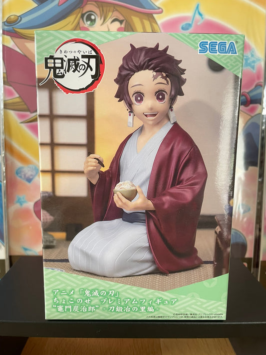 Figurine Tanjiro Kamado Premium Chokonose Swordsmith Village | Demon Slayer | SEGA
