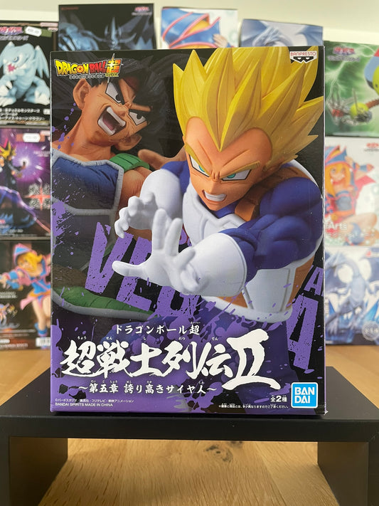 Figurine Vegeta SSJ Super Warrior Battle Retsuden V | Dragon Ball Super | Banpresto Face