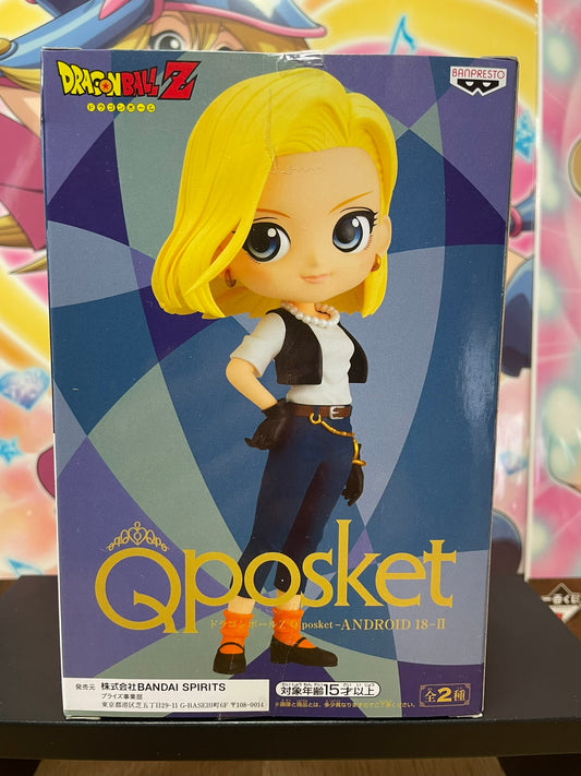 Figurine Android 18 Q Posket II Vers,A 14 cm | Dragon Ball Z | Banpresto
