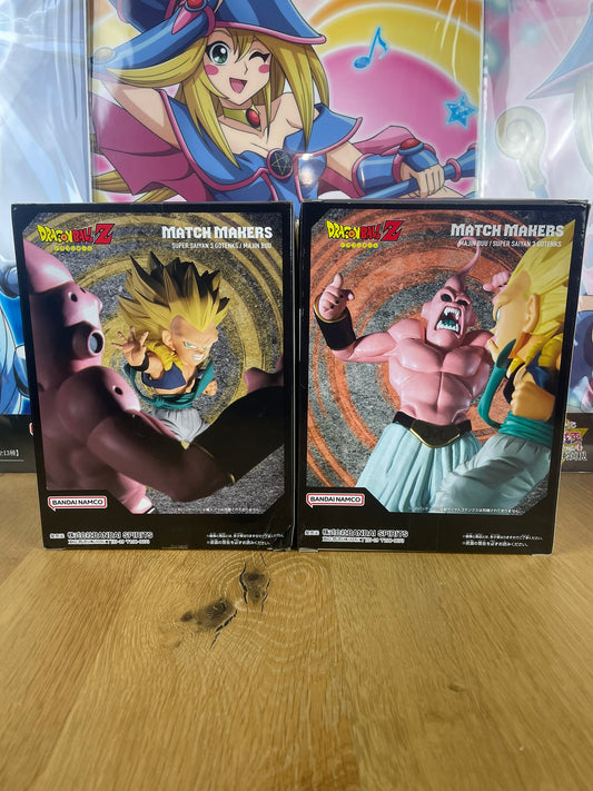 Figurines Gotenks SSJ3 et Majin Buu Dragon Ball Z Match Makers