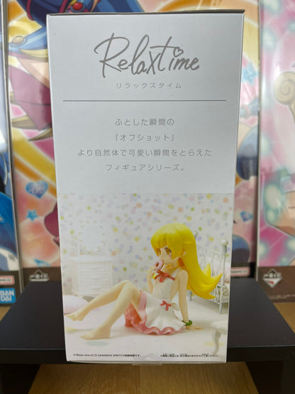 Figurine Shinobu Oshino Relax Time 13 cm Bandai Spirits | Monogatari Series | Banpresto