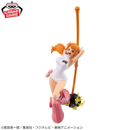 Figurine Nami – Zeus Battle Record Collection – 15cm | One Piece | Banpresto