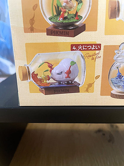 Figurine Pikmin rouge, Pikmin jaune, Buta-dokkuri Pikmin Terrarium Collection (4) | Pikmin | Re-Ment