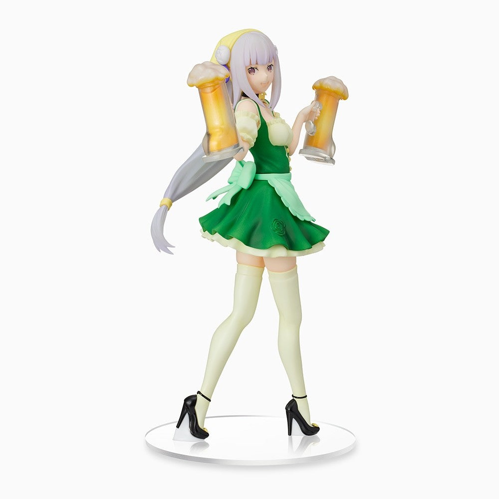 Figurine Emilia Super Premium Oktoberfest ver. 21 cm SEGA | Re:Zero | Sega