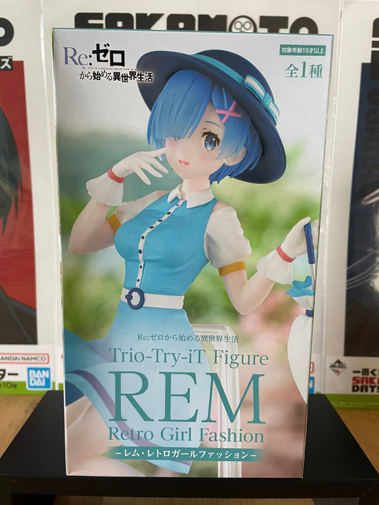 Figurine Rem – Trio-Try-iT Retro Girl Fashion – 20cm | Re:Zero | FuRyu
