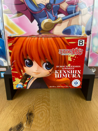 Figurine Kenshin Himura Q Posket Noir 14 cm | Rurouni Kenshin | Banpresto