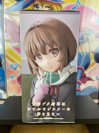 Figurine Kaede Azusagawa Chokonose Premium 14 cm | Seishun Buta Yarou | SEGA