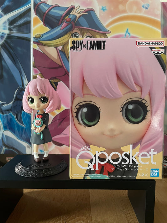 Spy x Family – Figurine Anya Forger Q Posket II Ribbon Red 13 cm Banpresto (Ouvert)