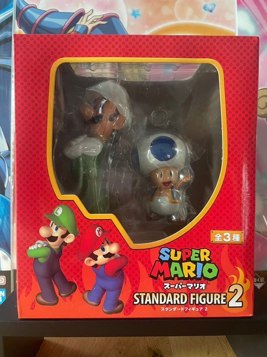 Figurine Luigi, Toad Standard Figure Vol.02 (Fire) | Super Mario | Nihon Auto Toy