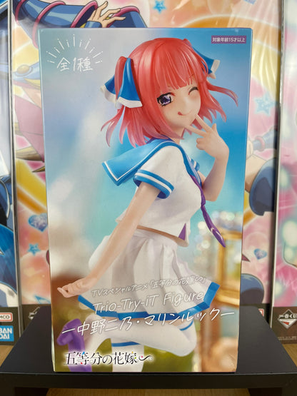 Figurine Nino Nakano Trio-Try-iT Marine Look 21 cm | The Quintessential Quintuplets | SEGA