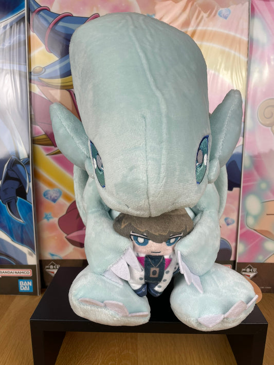 Yu-Gi-Oh! – Peluche Blue-Eyes White Dragon & Seto Kaiba 30 cm