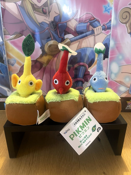 Peluche Pikmin bleu, rouge et jaune | Pikmin | Taito