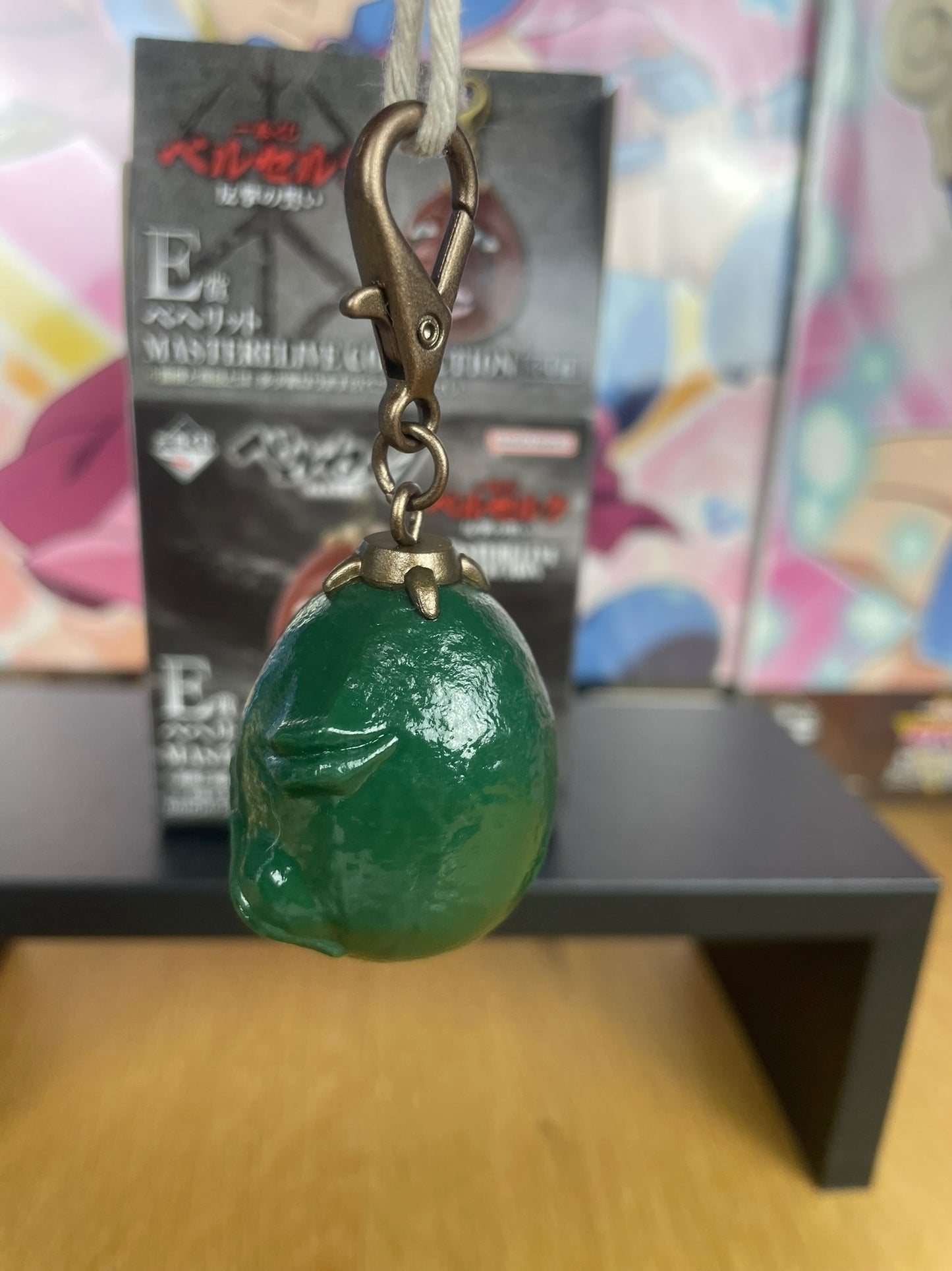 Porte-clés Behelit vert Berserk Ichiban Kuji Masterelive Collection Hangeki no Chikai