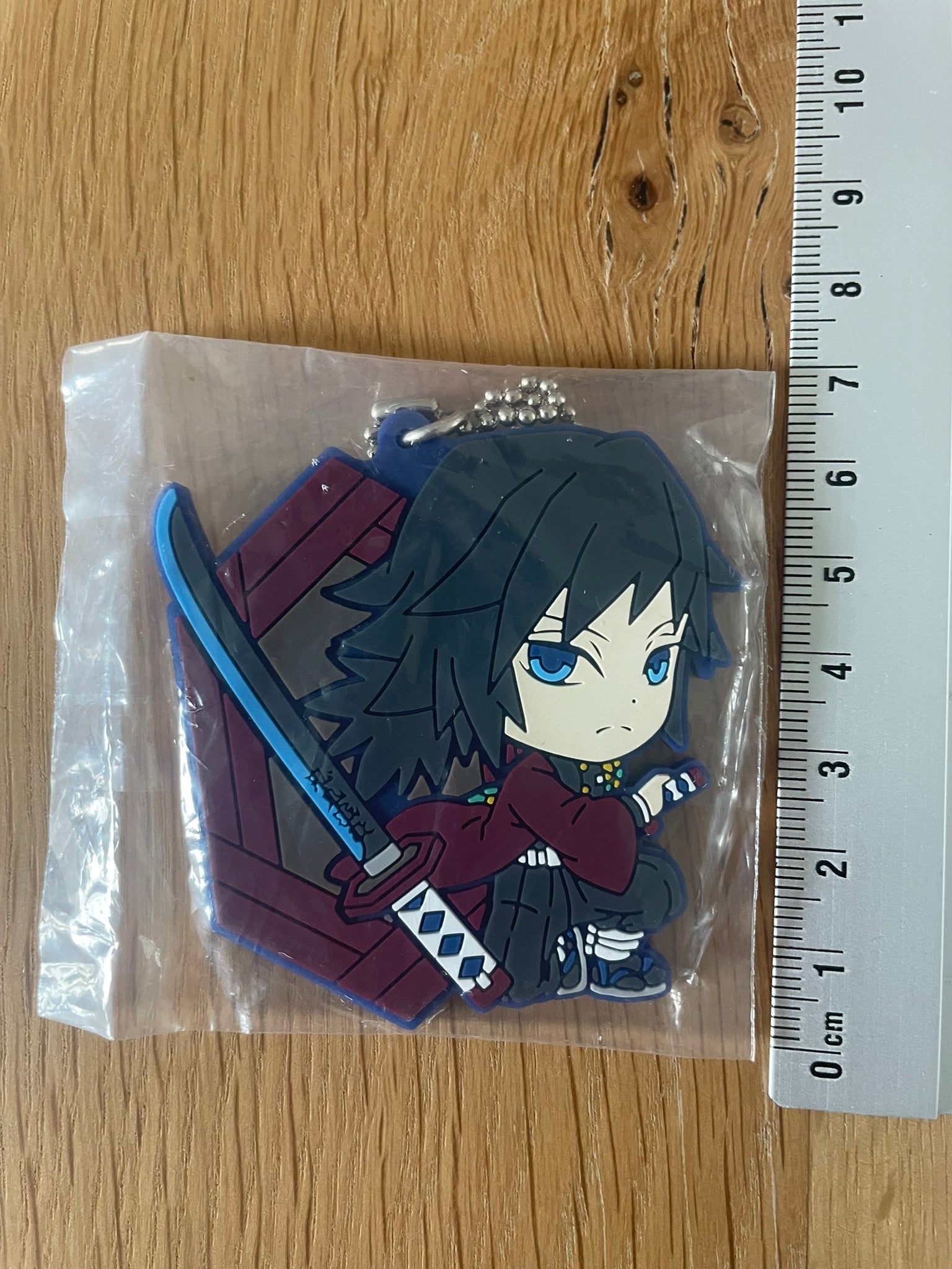 porte-clés caoutchouc Giyu Tomioka | Demon Slayer | Banpresto
