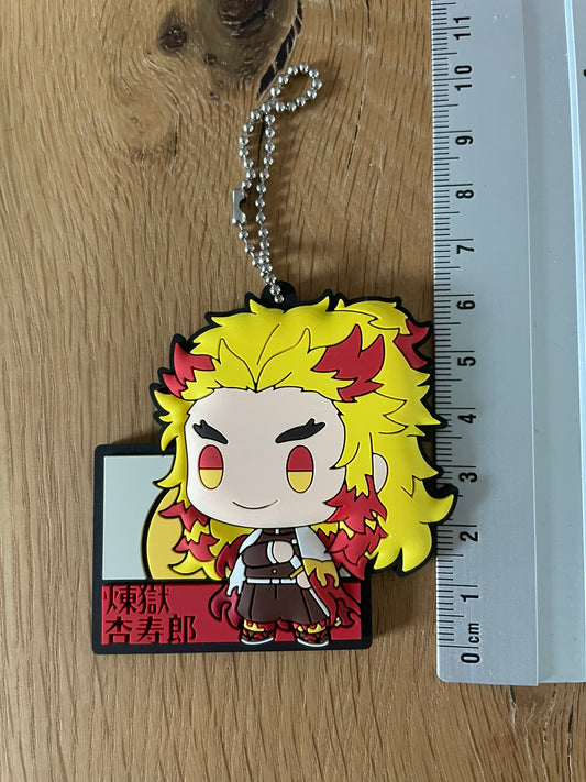 Porte-clés caoutchouc Kyojuro Rengoku | Demon Slayer | Ichiban Kuji
