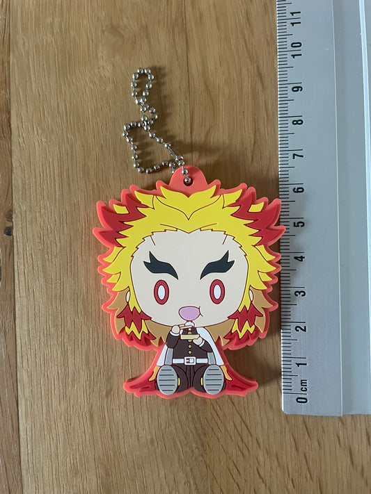 Porte-clés caoutchouc Kyojuro Rengoku | Demon Slayer | Ichiban Kuji
