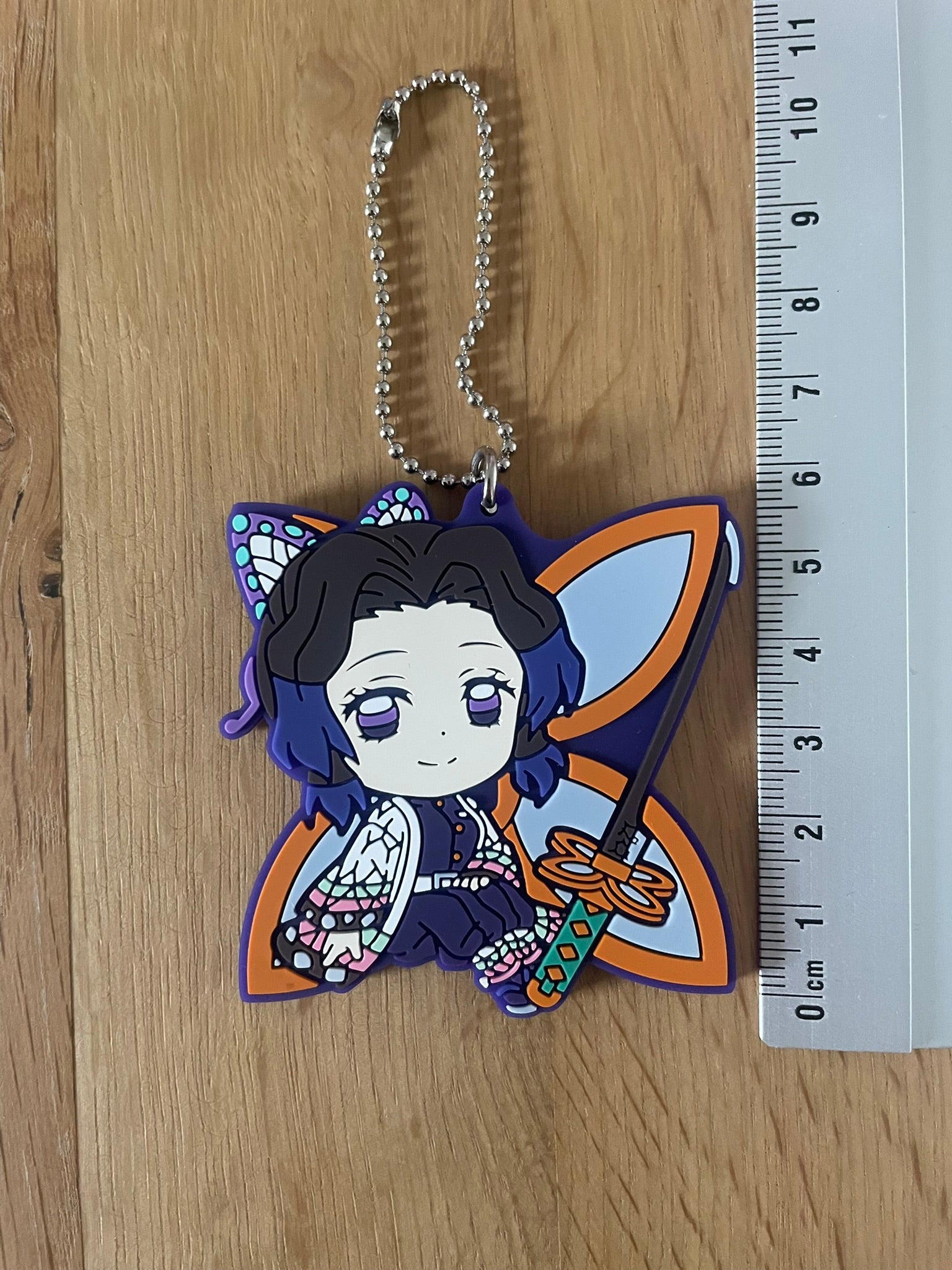 Porte-clés caoutchouc Shinobu Kocho | Demon Slayer | Ichiban Kuji
