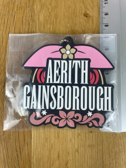 Porte-clés caoutchouc Aerith Gainsborough 7 cm Final Fantasy VII Rebirth Hatsubai Kinen Kuji