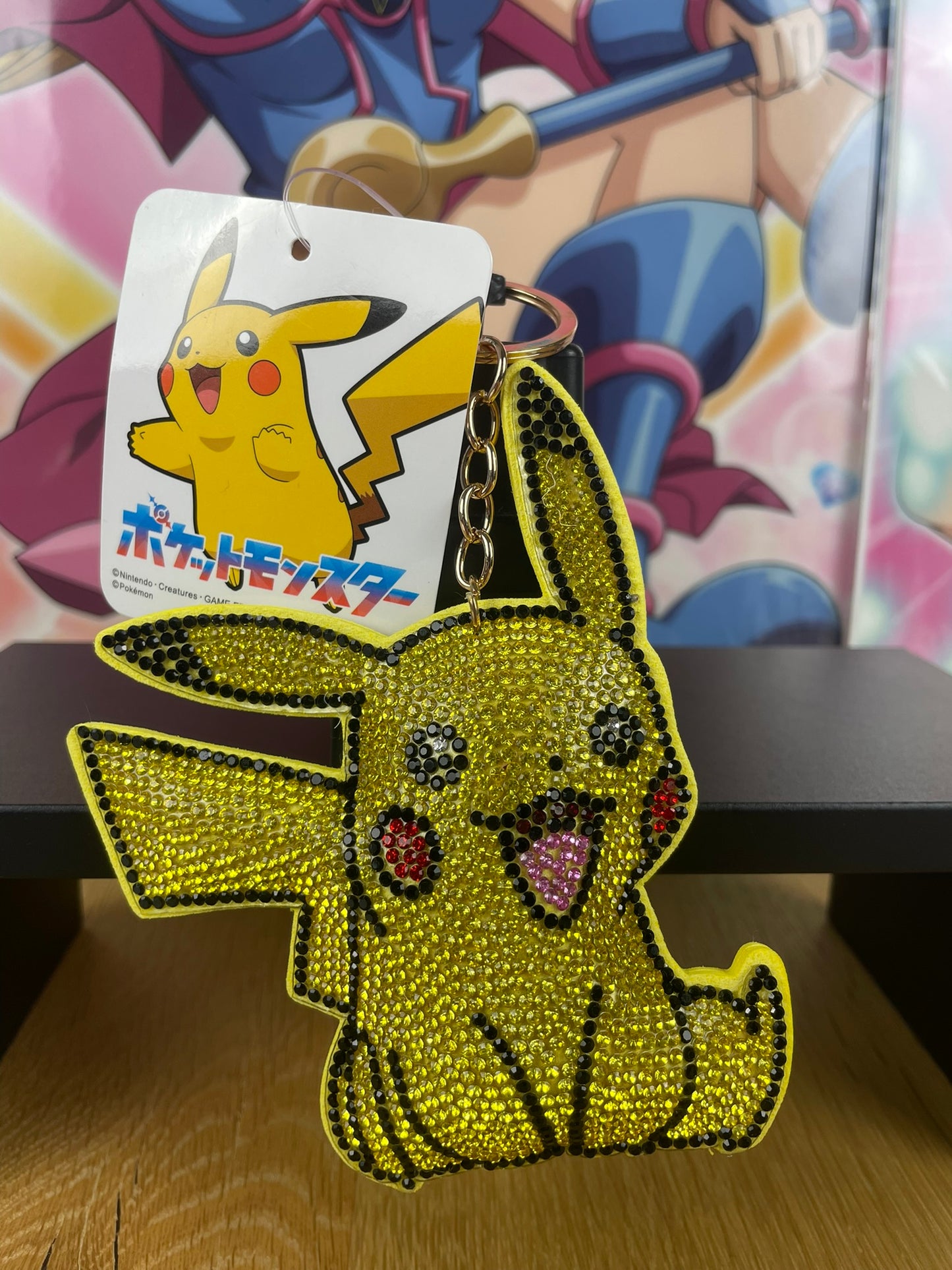 Porte-clés Pikachu Strass 10 cm | Pokémon | Creatures