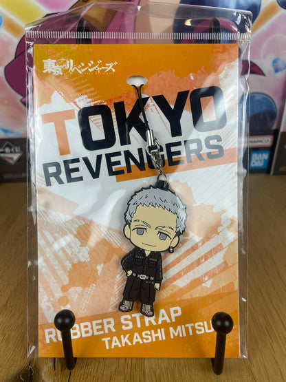 Porte-clés Takashi Mitsuya Rubber Strap 6 cm | Tokyo Revengers | Banpresto