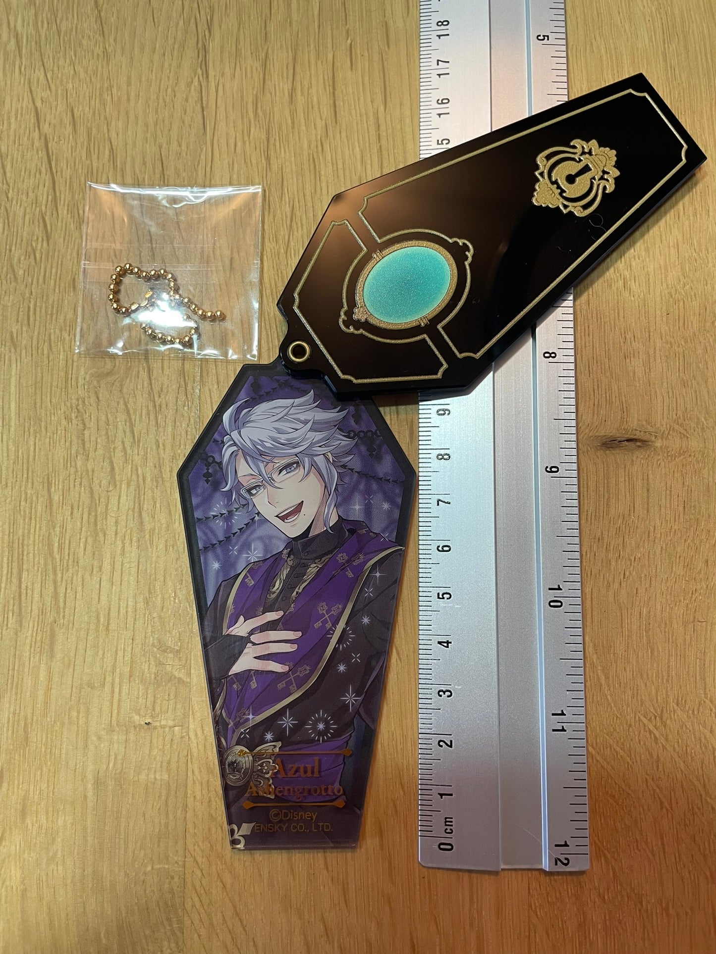 Porte-clés Azul Ashengrotto Coffin Acrylic B Box 11 cm | Twisted Wonderland | SEGA
