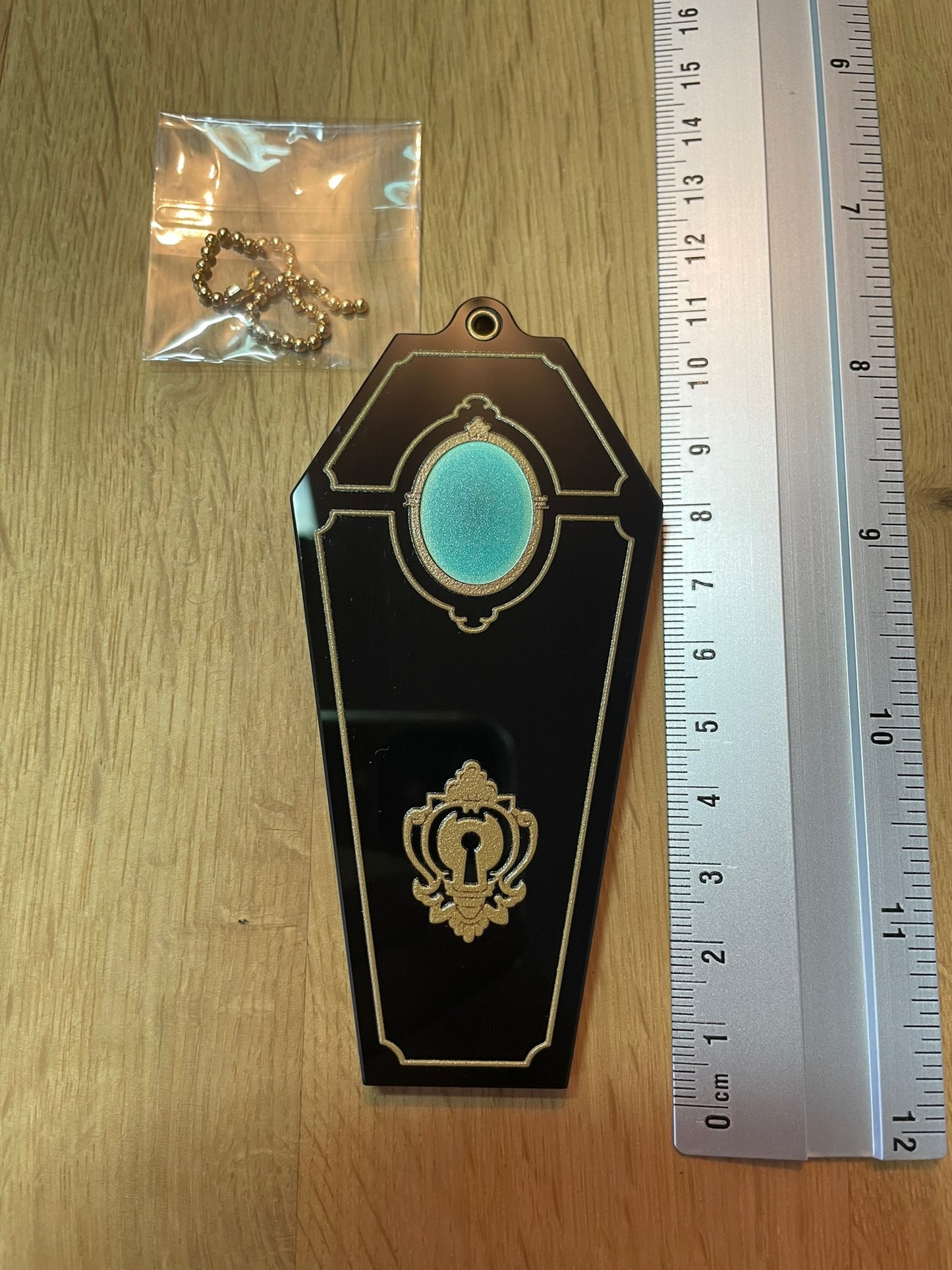 Porte-clés Azul Ashengrotto Coffin Acrylic B Box 11 cm | Twisted Wonderland | SEGA