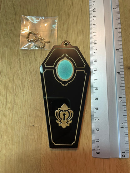 Porte-clés Azul Ashengrotto Coffin Acrylic B Box 11 cm | Twisted Wonderland | SEGA
