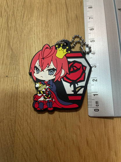 Porte-clés Riddle Rosehearts Rubber Mascot Part 1 5 cm | Twisted Wonderland | SEGA