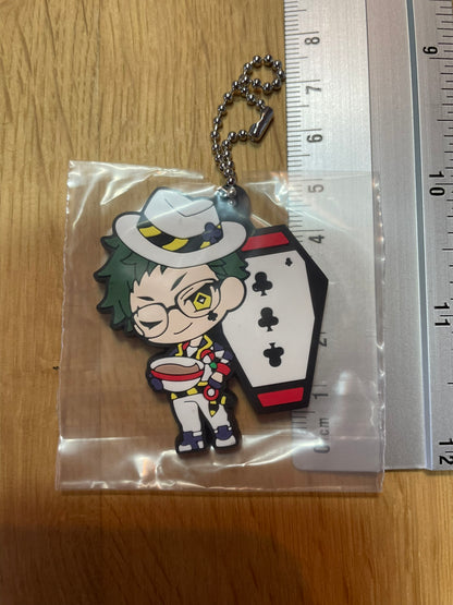 Porte-clés Trey Clover Rubber Mascot Part 1 5 cm | Twisted Wonderland | SEGA