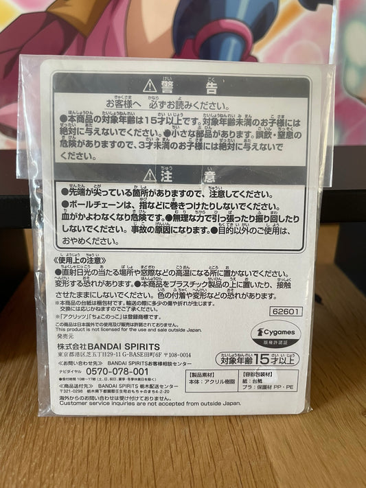 Porte-clés acrylique Biwa Hayahide Pretty Derby 6 Dan 4,5 cm | Umamusume: Pretty Derby | Ichiban Kuji