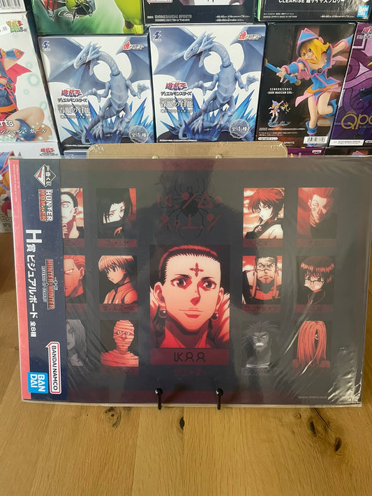 Poster Hunter x Hunter avec plastique Brigade Fantôme – sous sachet Ichiban Kuji Revenge of Scarlet (Lot H).