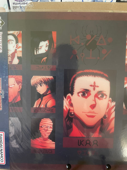 Poster Hunter x Hunter avec plastique Brigade Fantôme – sous sachet Ichiban Kuji Revenge of Scarlet (Lot H).