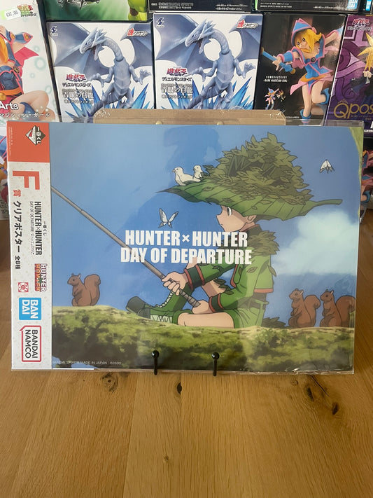 Poster Hunter x Hunter avec cartonné Gon Freecs – sous sachet Ichiban Kuji Day of Departure (Lot F).