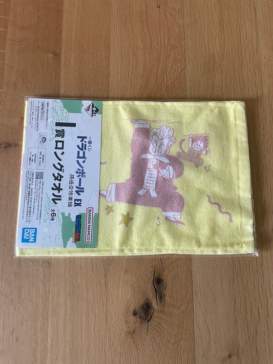 Serviette longue Dragon Ball Ichiban Kuji – Son Goku et Jackie Chun – Collection EX Son Goku Shugyou-hen
