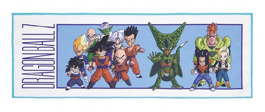 Serviette Dragon Ball avec Goku, Vegeta, Trunks, Cell, C-18 – Ichiban Kuji Dragon Ball VS Omnibus Ultra (Lot G).
