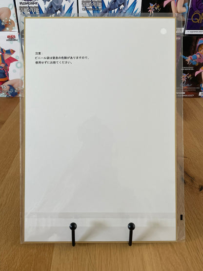 Shikishi One Piece avec A4 Yamato – sous sachet Ichiban Kuji Raimeie no Chuusei (Lot F).