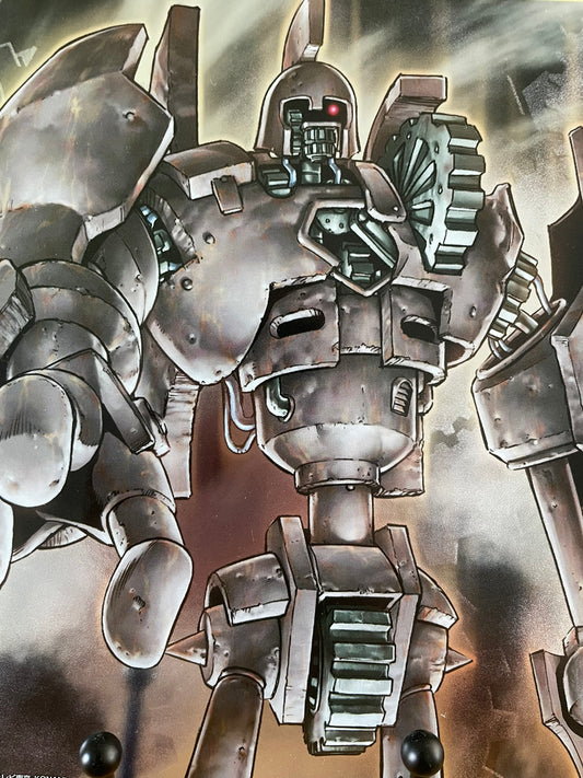 Shikishi Antique Gear Golem Ichiban Kuji Wake Up Your Memories Yu-Gi-Oh! GX 20x20 cm Bandai Spirits
