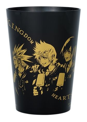Verre plastique Kingdom Hearts Ichiban Kuji – Roxas, Sora et Riku – Collection Linking Hearts